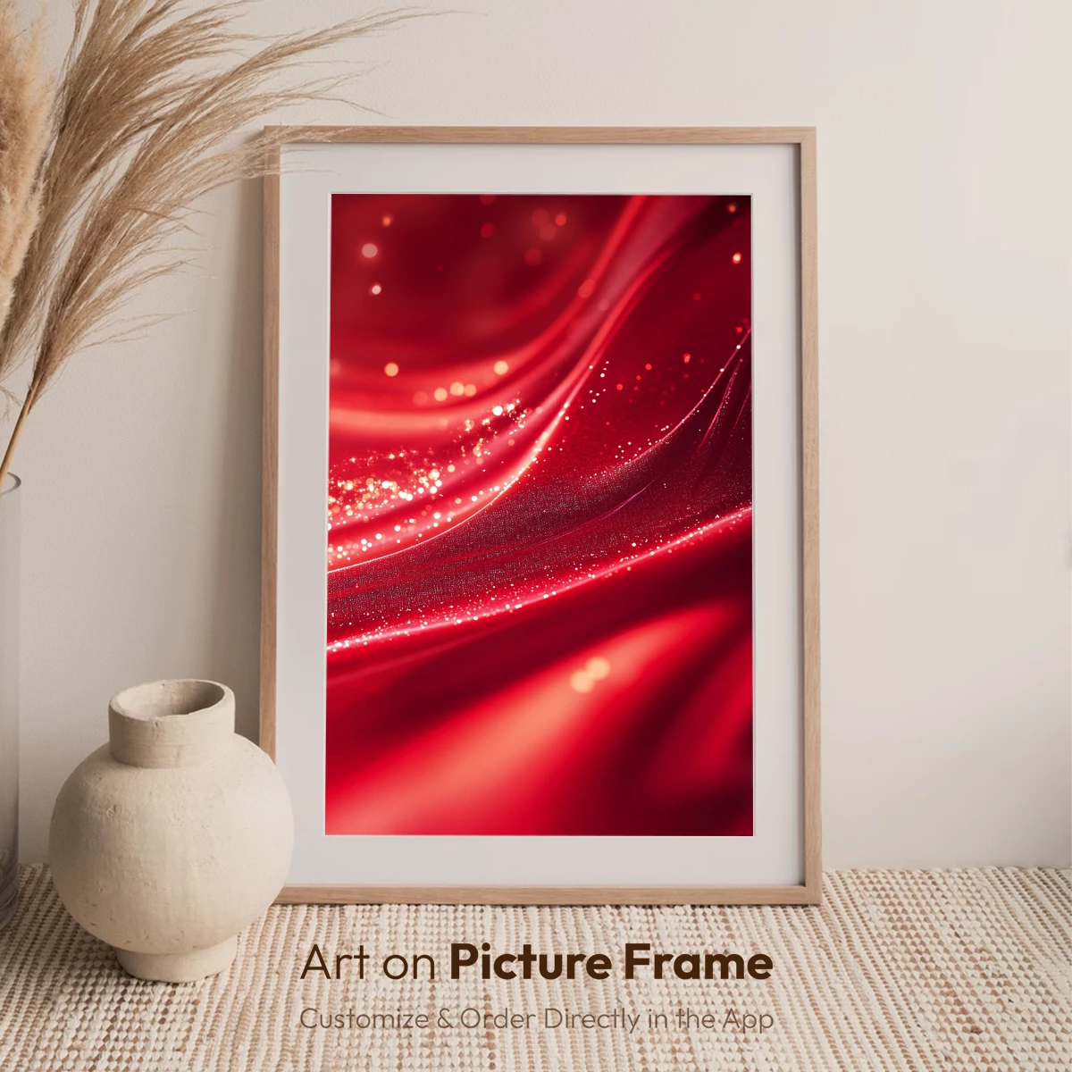 Crimson Waves of Sparkling Elegance - Image 7