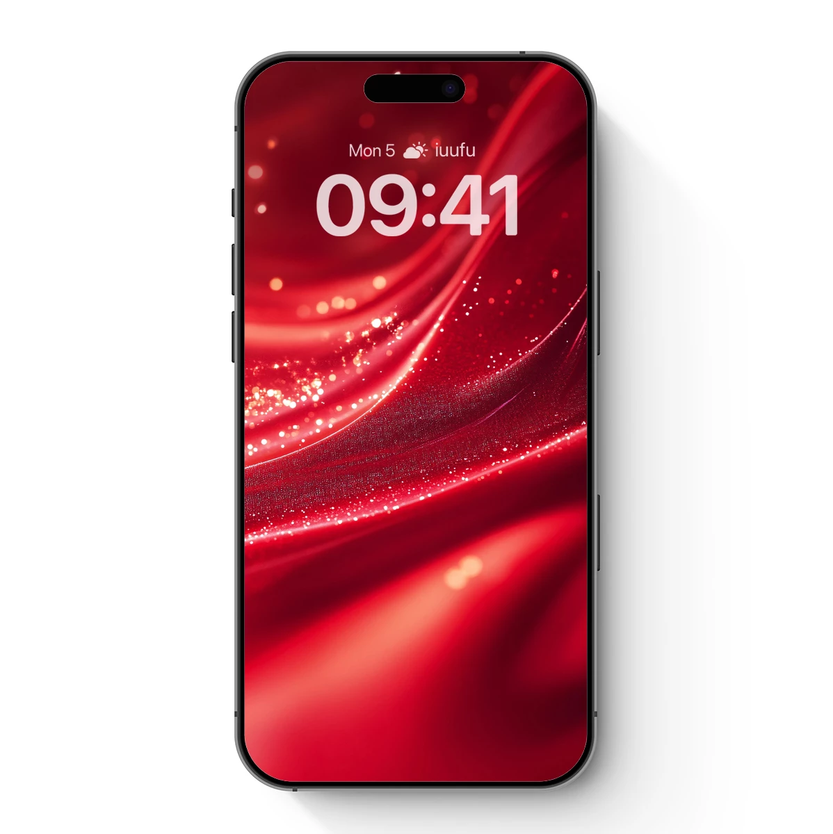 Crimson Waves of Sparkling Elegance