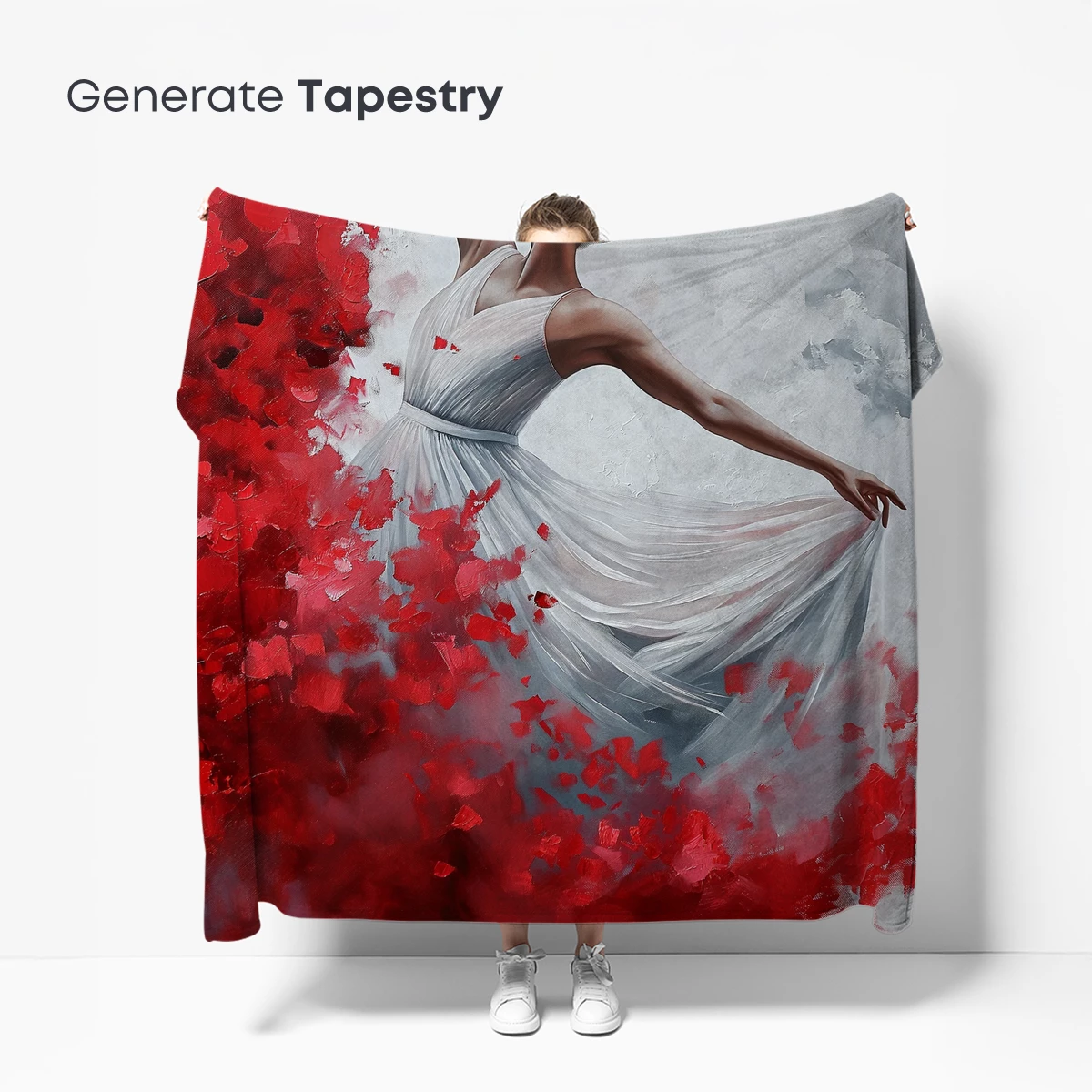 Elegant Ballet in Scarlet Whirlwind - Image 5