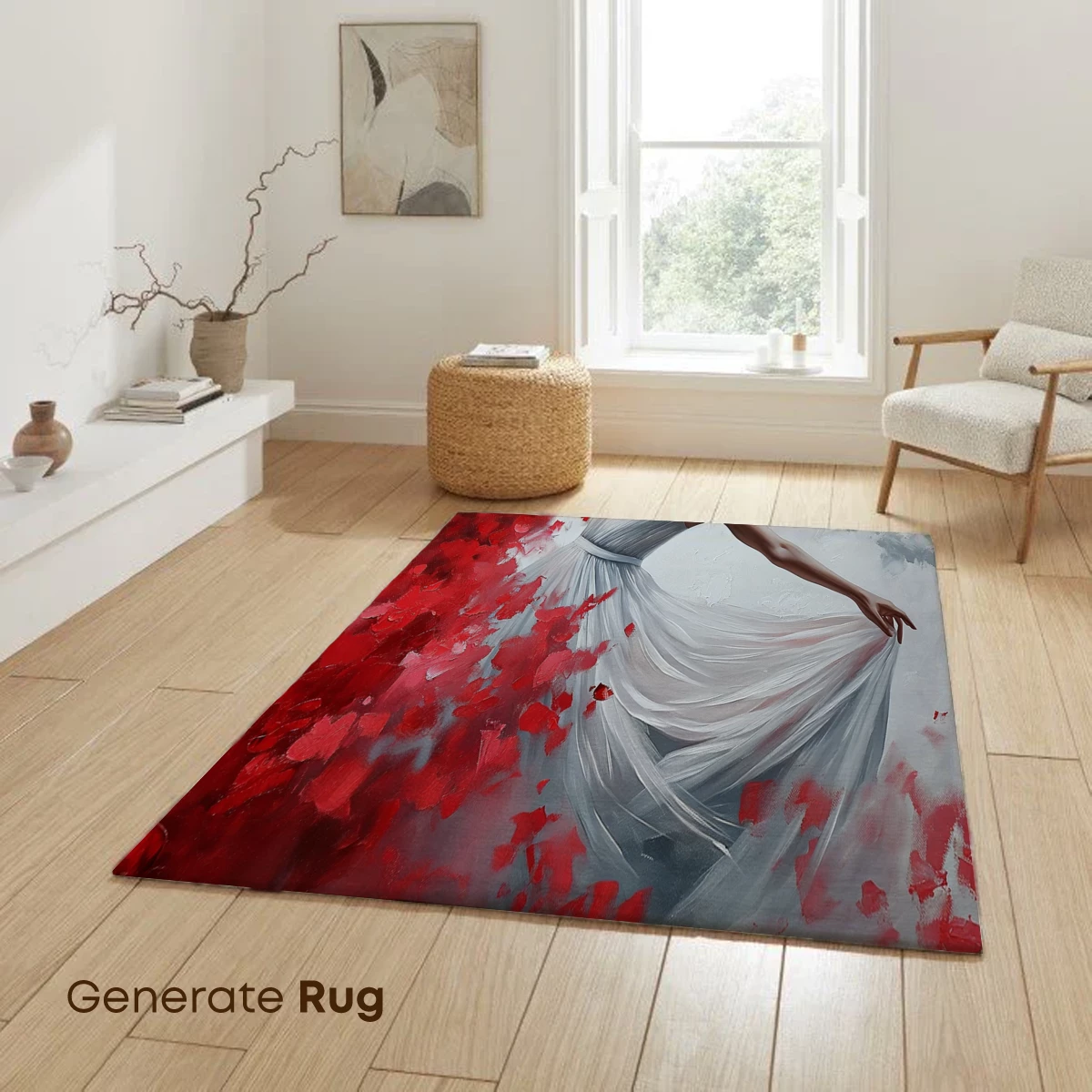 Elegant Ballet in Scarlet Whirlwind - Image 6