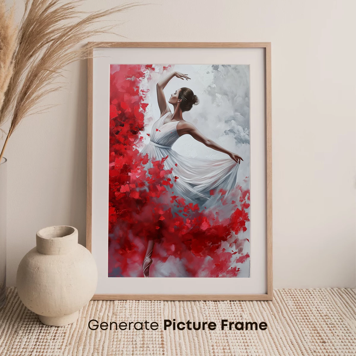 Elegant Ballet in Scarlet Whirlwind - Image 7