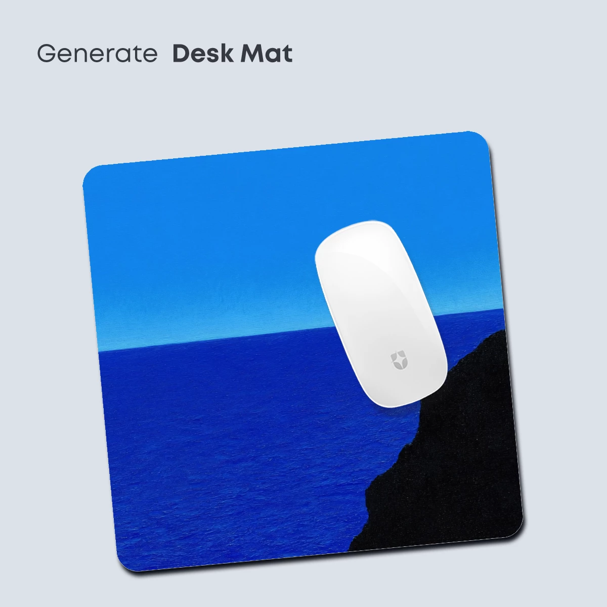 Crimson Crescent Over Abyssal Blue - Image 4