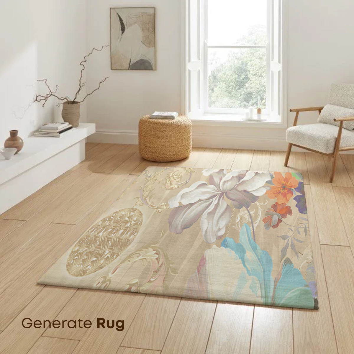 Ethereal Floral Symphony in Pastel Hues - Image 6