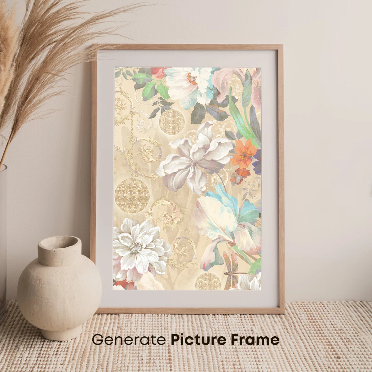 Ethereal Floral Symphony in Pastel Hues - Image 7