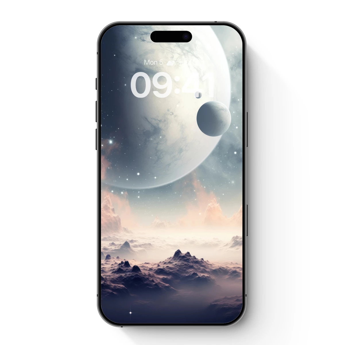 Celestial Serenity: Planetary Landscape