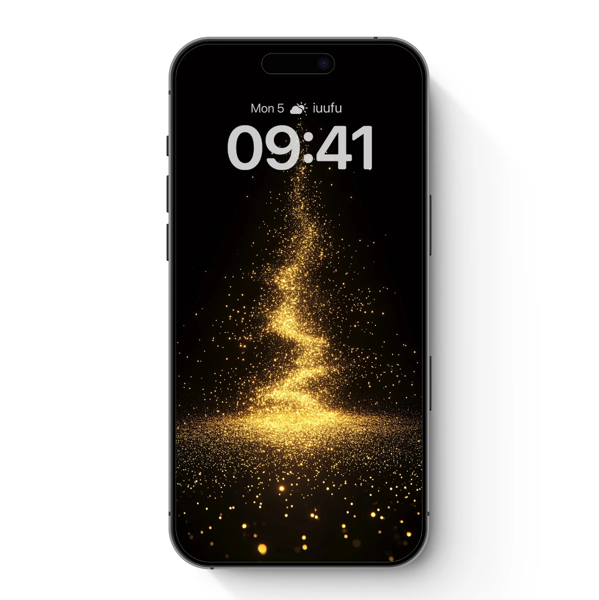 Golden Stardust Spiral: Elegance in Motion