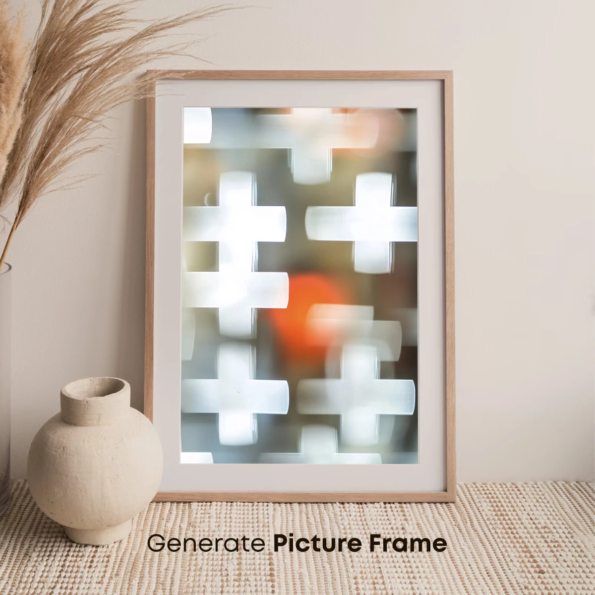 Blurred Crosses: A Study in Light and Form - Image 7