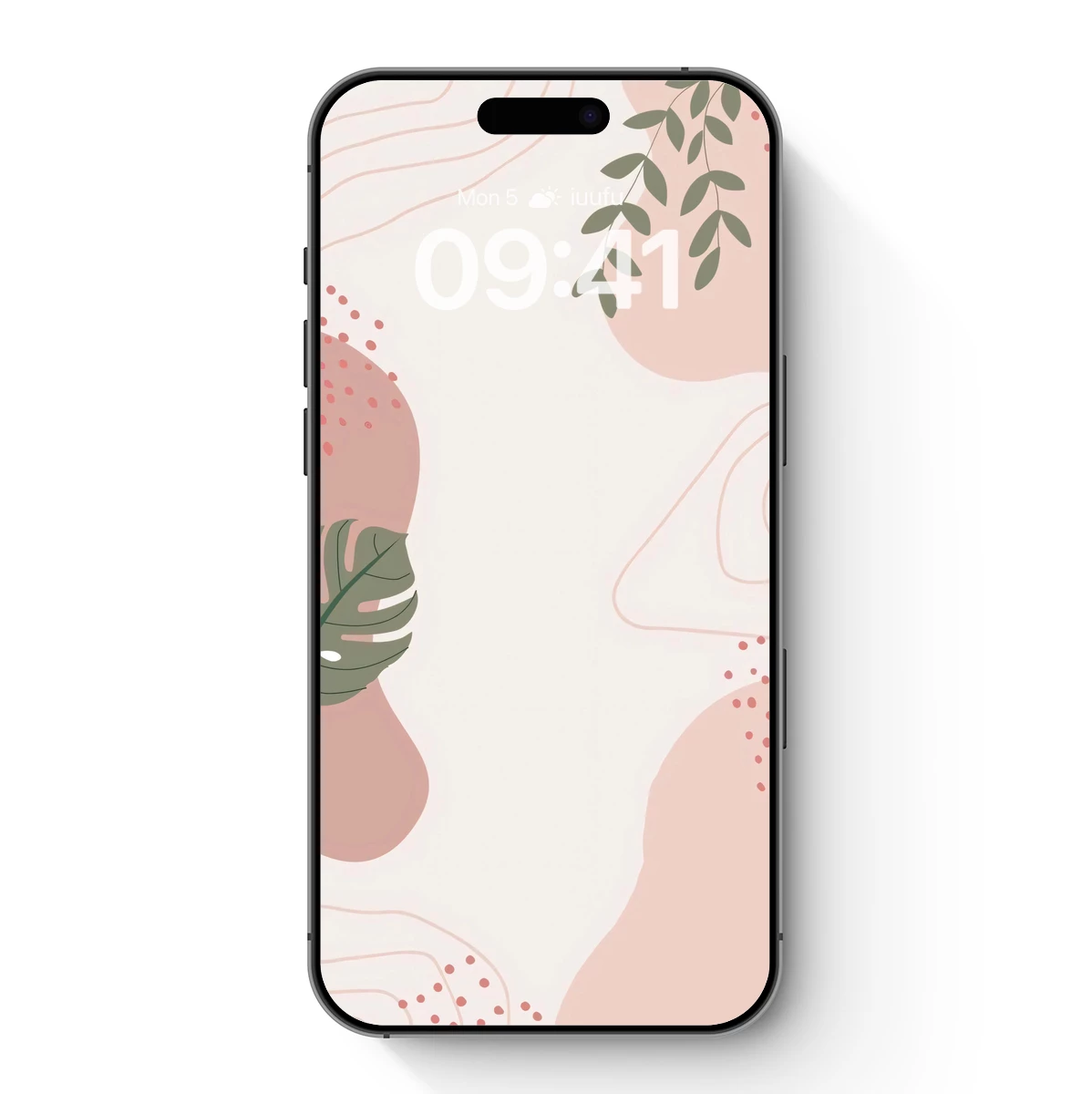 Abstract Botanical Bliss: Modern Minimalist Art