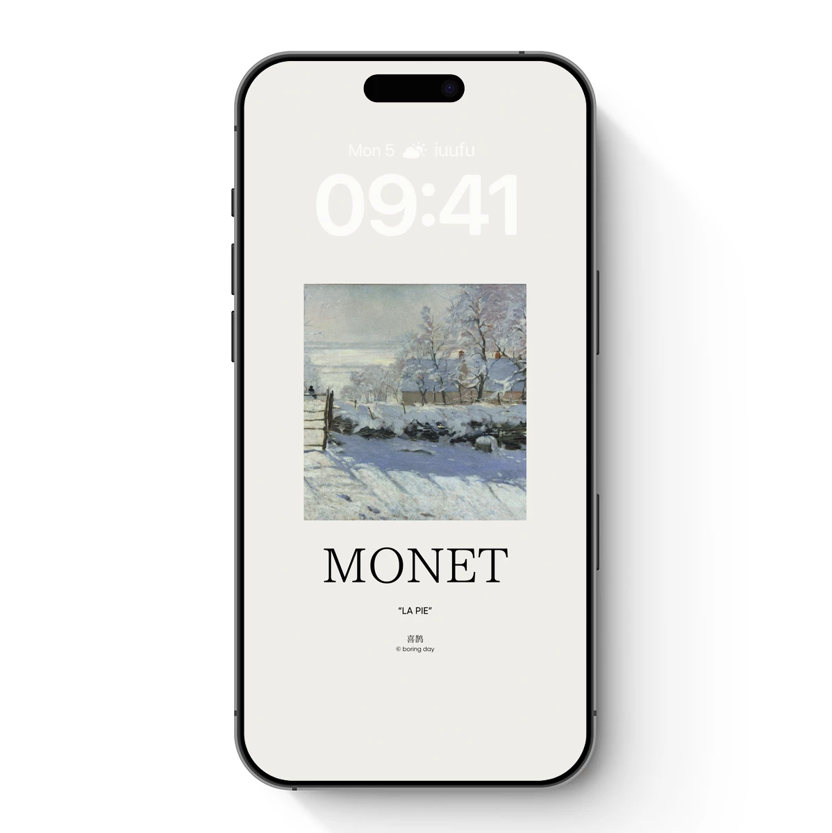 Monet's Snowy Serenity: 'La Pie' Winter Landscape