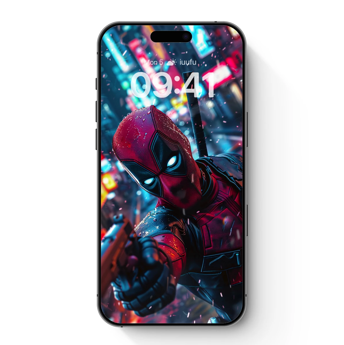 Cyberpunk Deadpool: Neon Night Vigilante