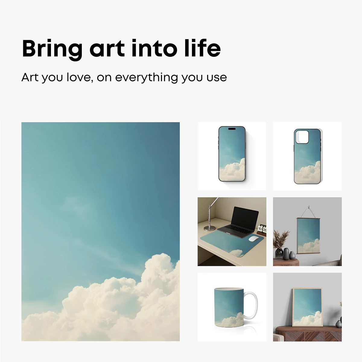 Cotton Candy Clouds in Serene Skies - Image 2