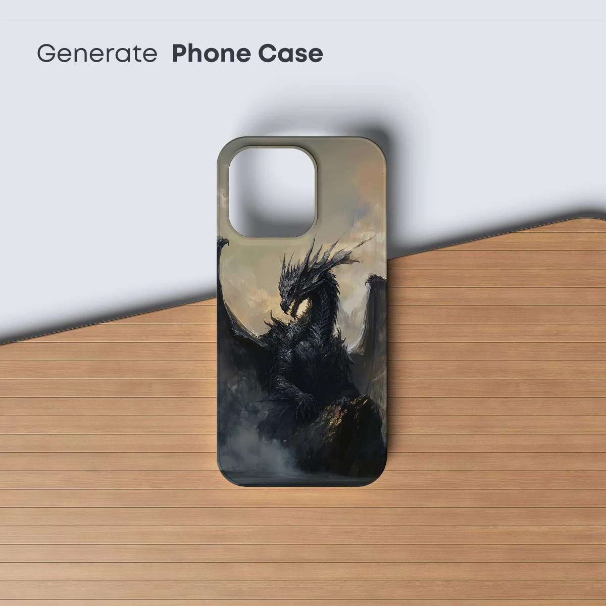 Eternal Dragon's Vigil: Gothic Fantasy Art - Image 3