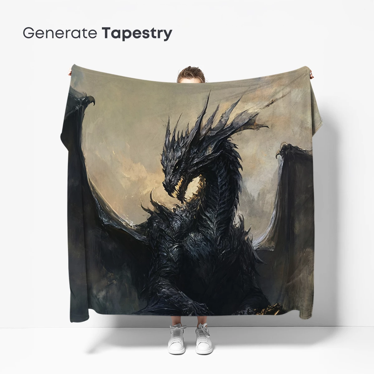 Eternal Dragon's Vigil: Gothic Fantasy Art - Image 5