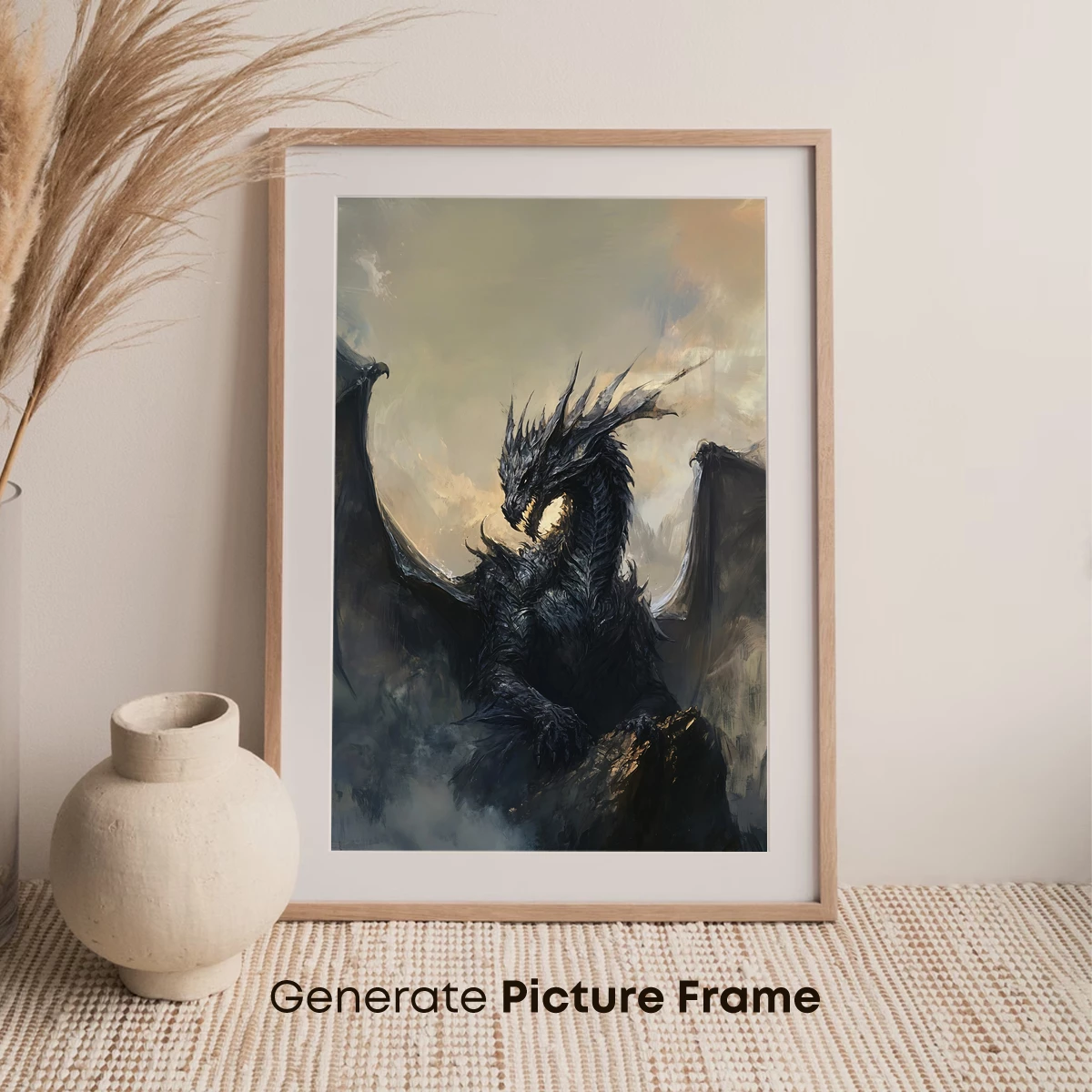 Eternal Dragon's Vigil: Gothic Fantasy Art - Image 7