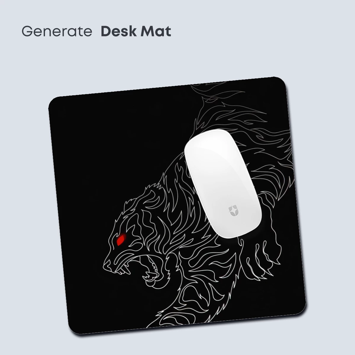 Fierce Tiger Line Art: Red-Eyed Predator in Motion - Image 4