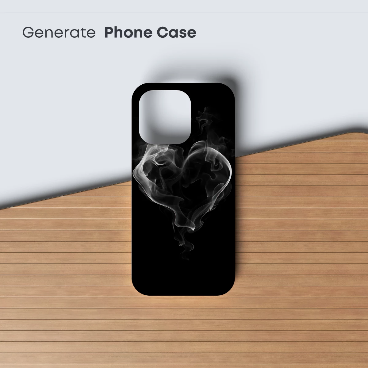 Ethereal Smoke Heart: A Dance of Love and Mystery - Image 3