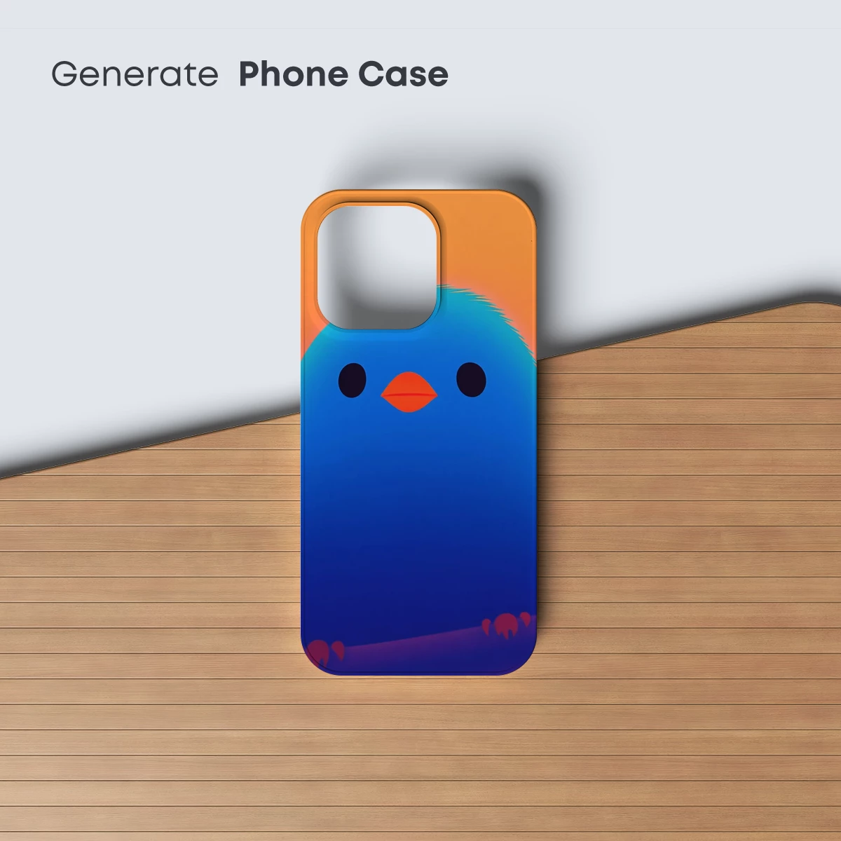 Chill Blue Bird at Sunset Glow - Image 3