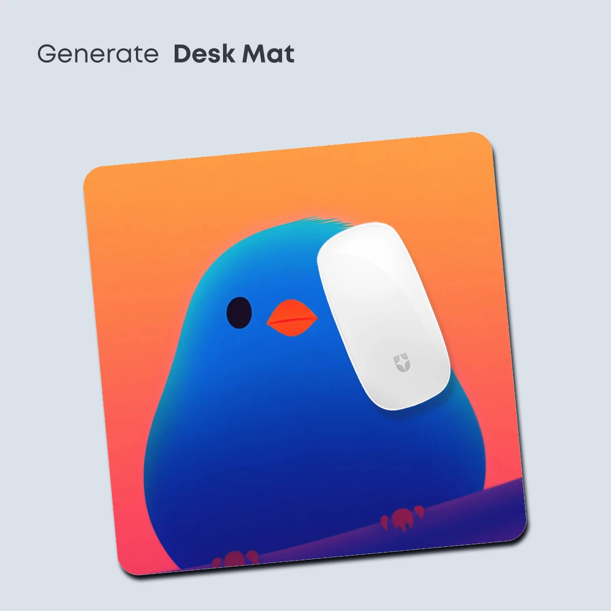 Chill Blue Bird at Sunset Glow - Image 4