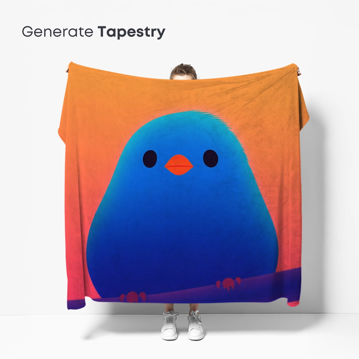 Chill Blue Bird at Sunset Glow - Image 5