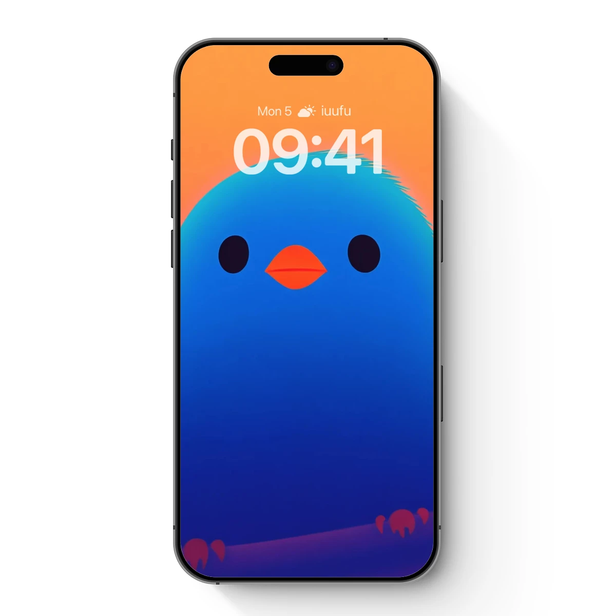 Chill Blue Bird at Sunset Glow Chill Blue Bird at Sunset Glow