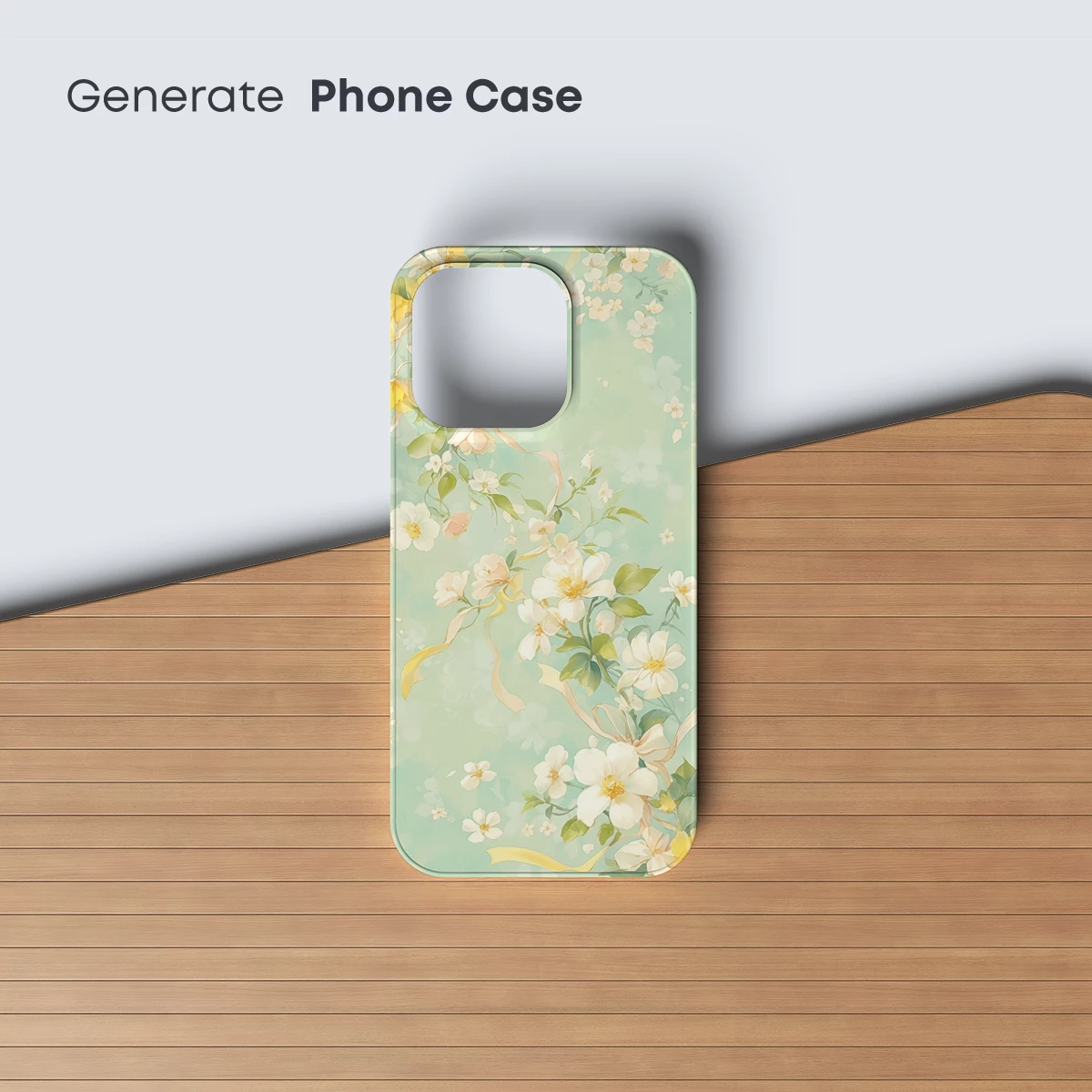 Ethereal Blossoms: Ribbon-Tied Floral Fantasy - Image 3