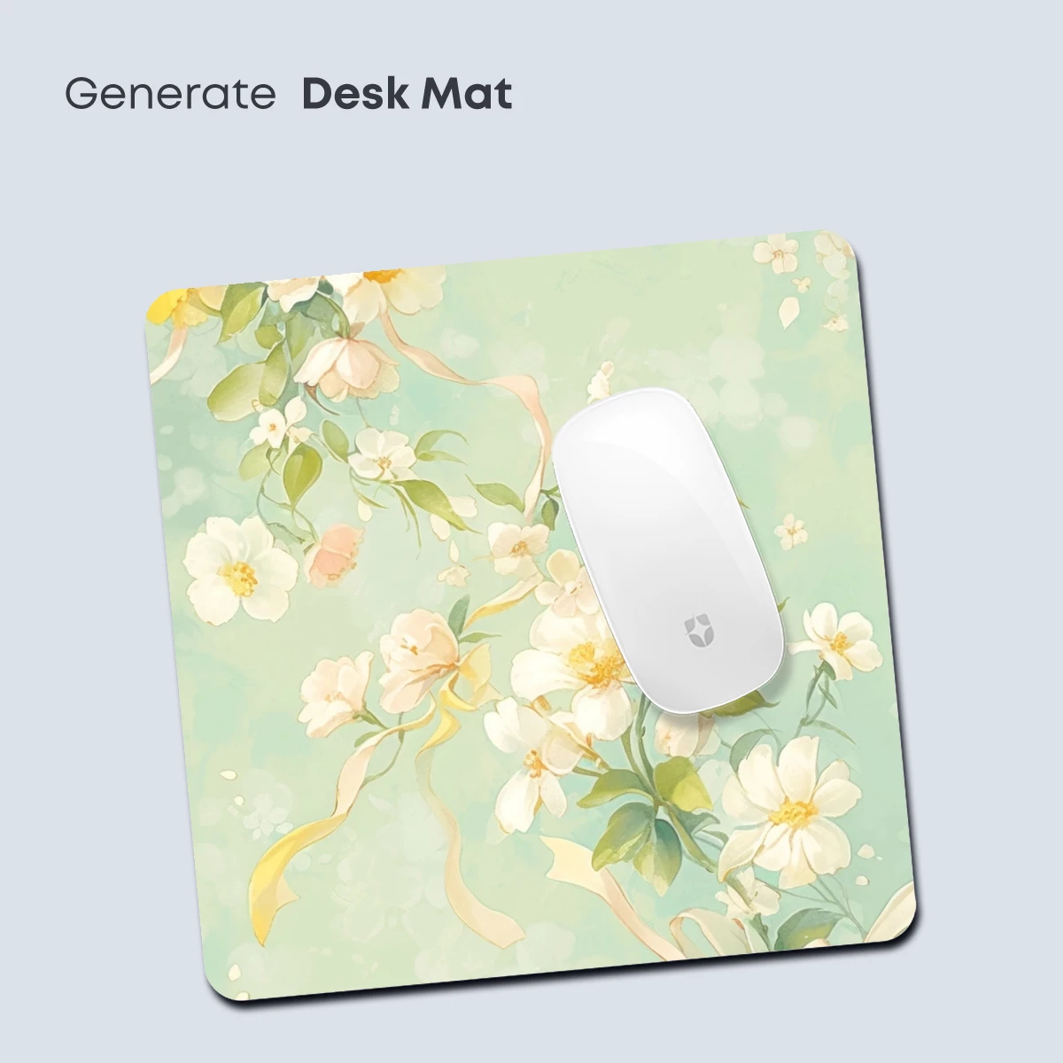 Ethereal Blossoms: Ribbon-Tied Floral Fantasy - Image 4