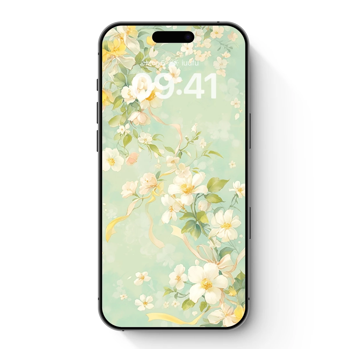 Ethereal Blossoms: Ribbon-Tied Floral Fantasy