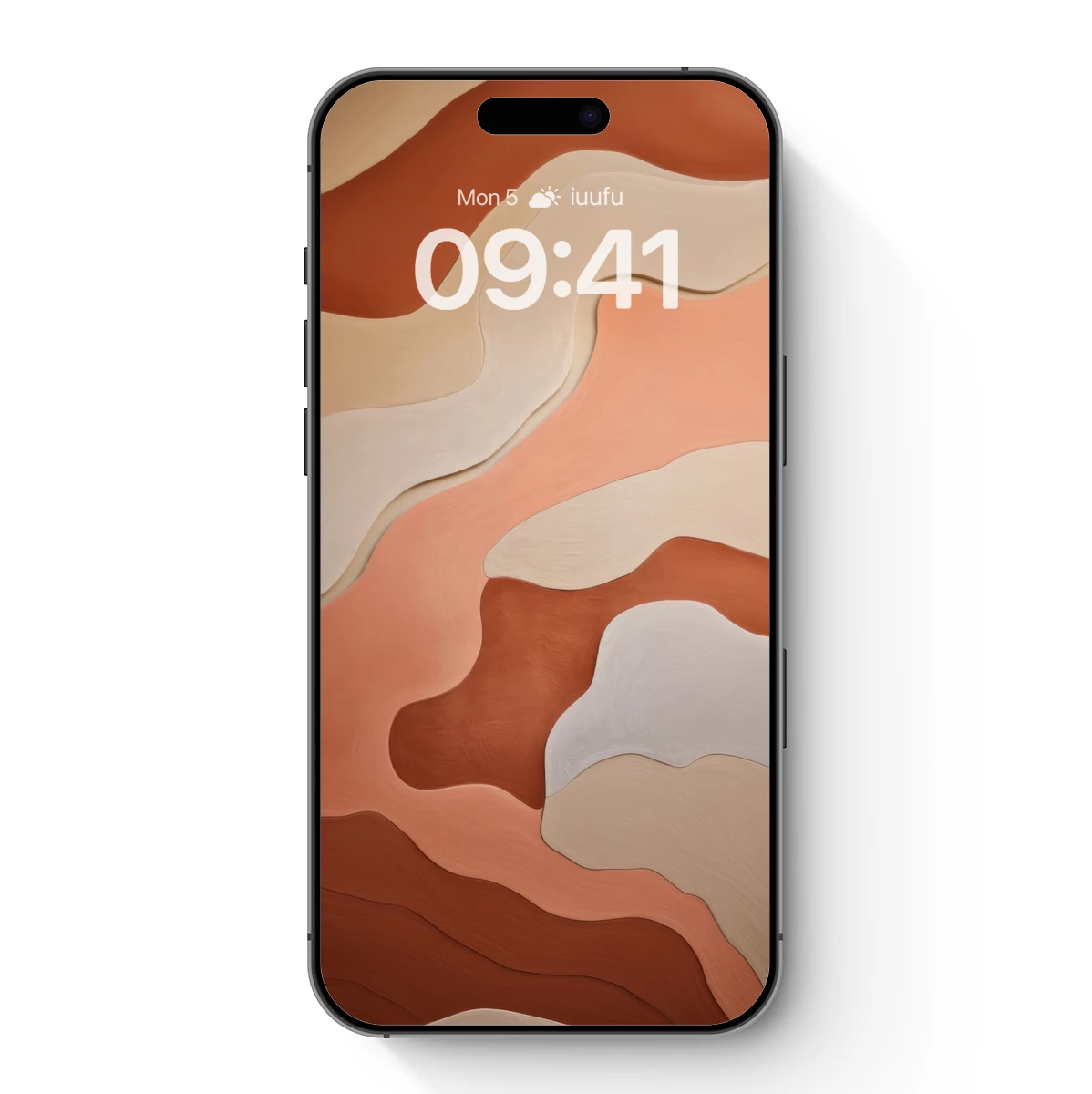 Fluid Terracotta Waves: Abstract Earth Tones