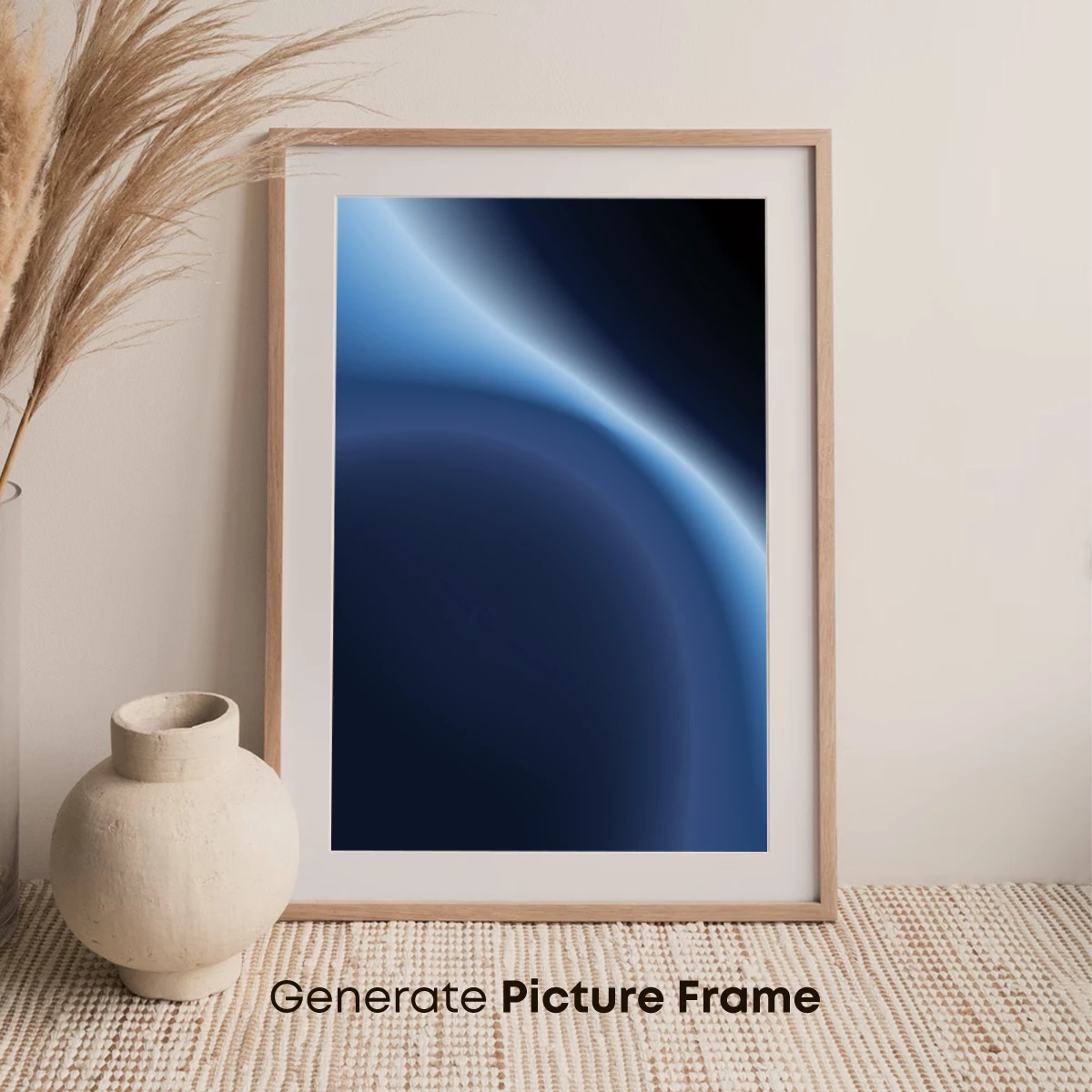 Ethereal Blue Horizon: A Symphony of Light and Shadow - Image 7