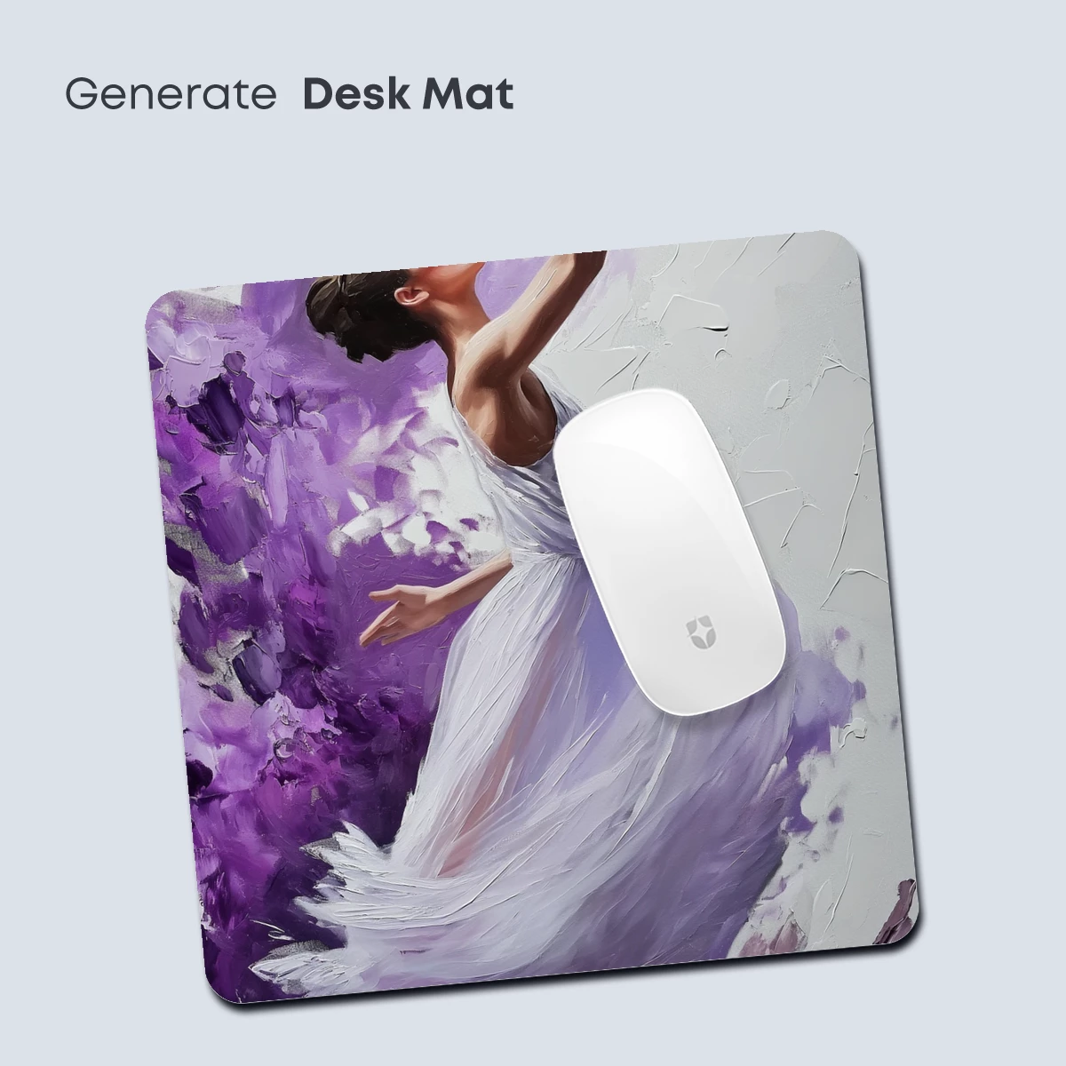 Ethereal Ballet: Purple Brushstrokes in Motion - Image 4