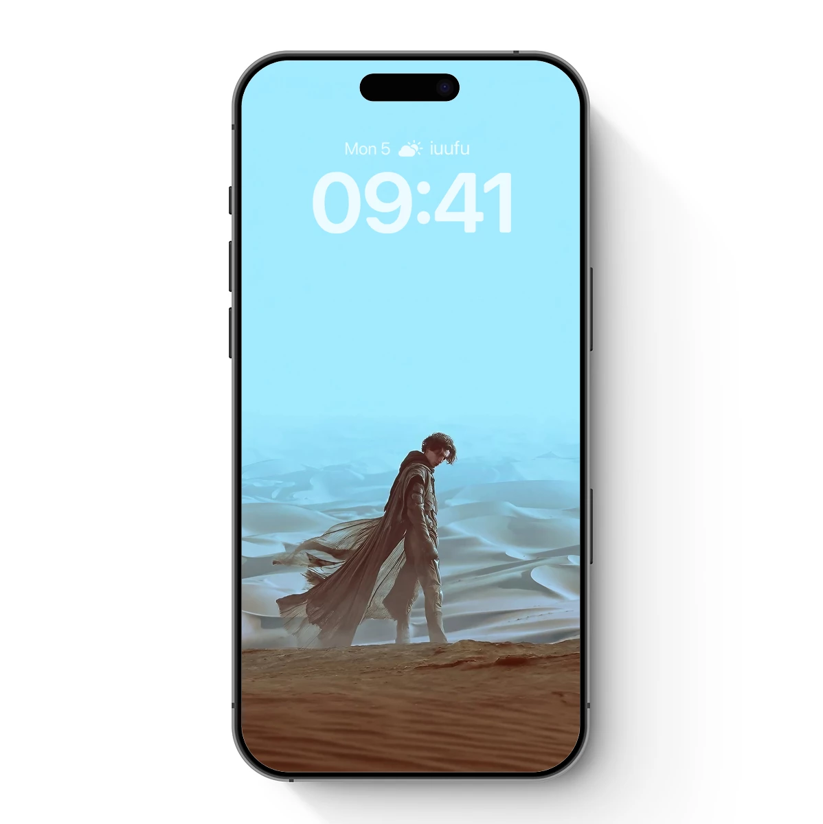 Desert Nomad: Futuristic Wanderer in Sand Dunes