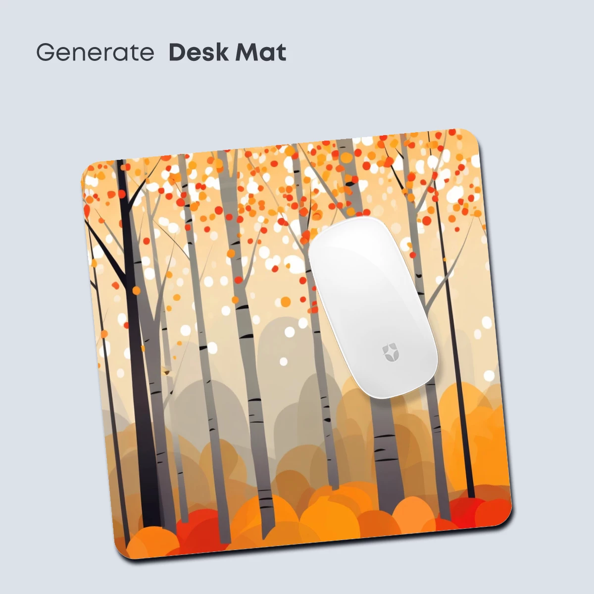 Autumn Birch Symphony: Vibrant Forest Canopy - Image 4