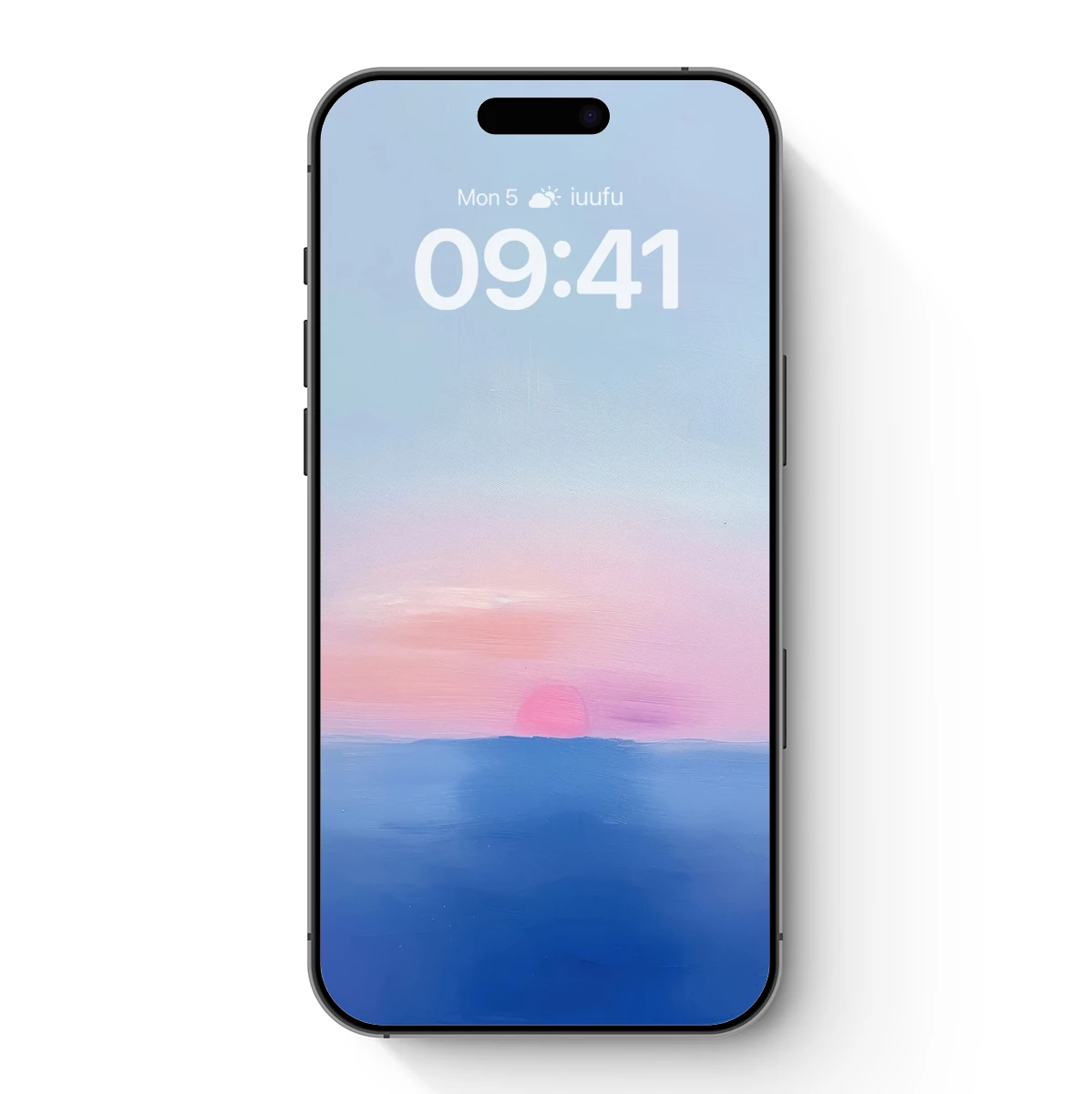 Horizon's Whisper: Abstract Sunset Serenity