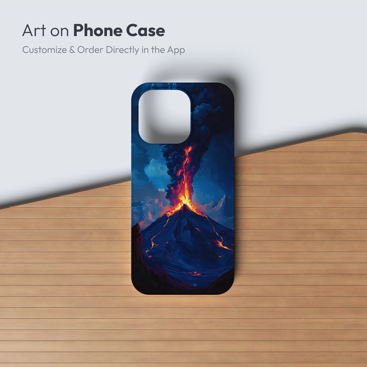 Erupting Volcano: Inferno in the Night Sky - Image 3