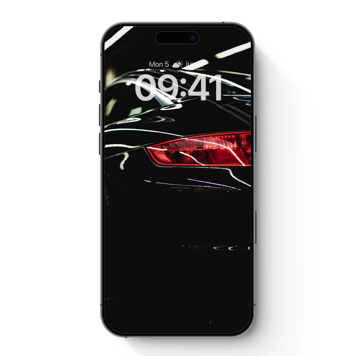 Elegant Night Rider: Sleek Car Tail Lights