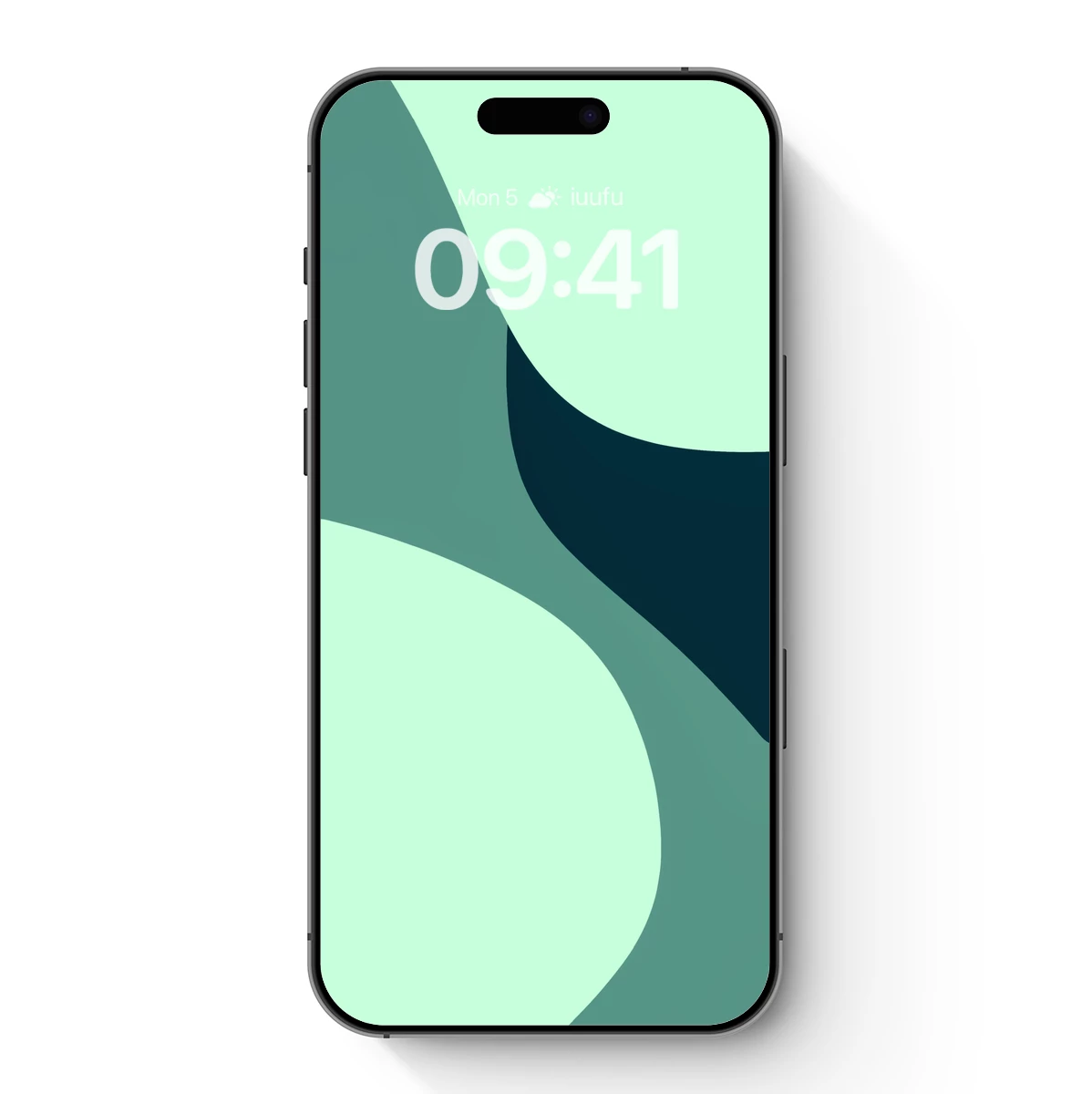 Abstract Aqua Flow: Modern Minimalist Artistry