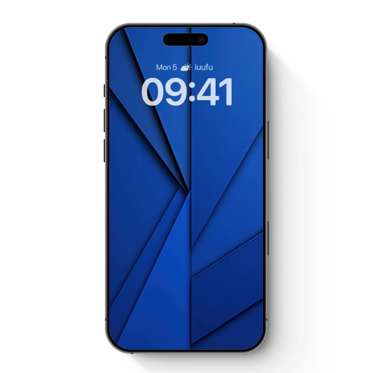 Blue Geometric Symphony: Abstract Layers