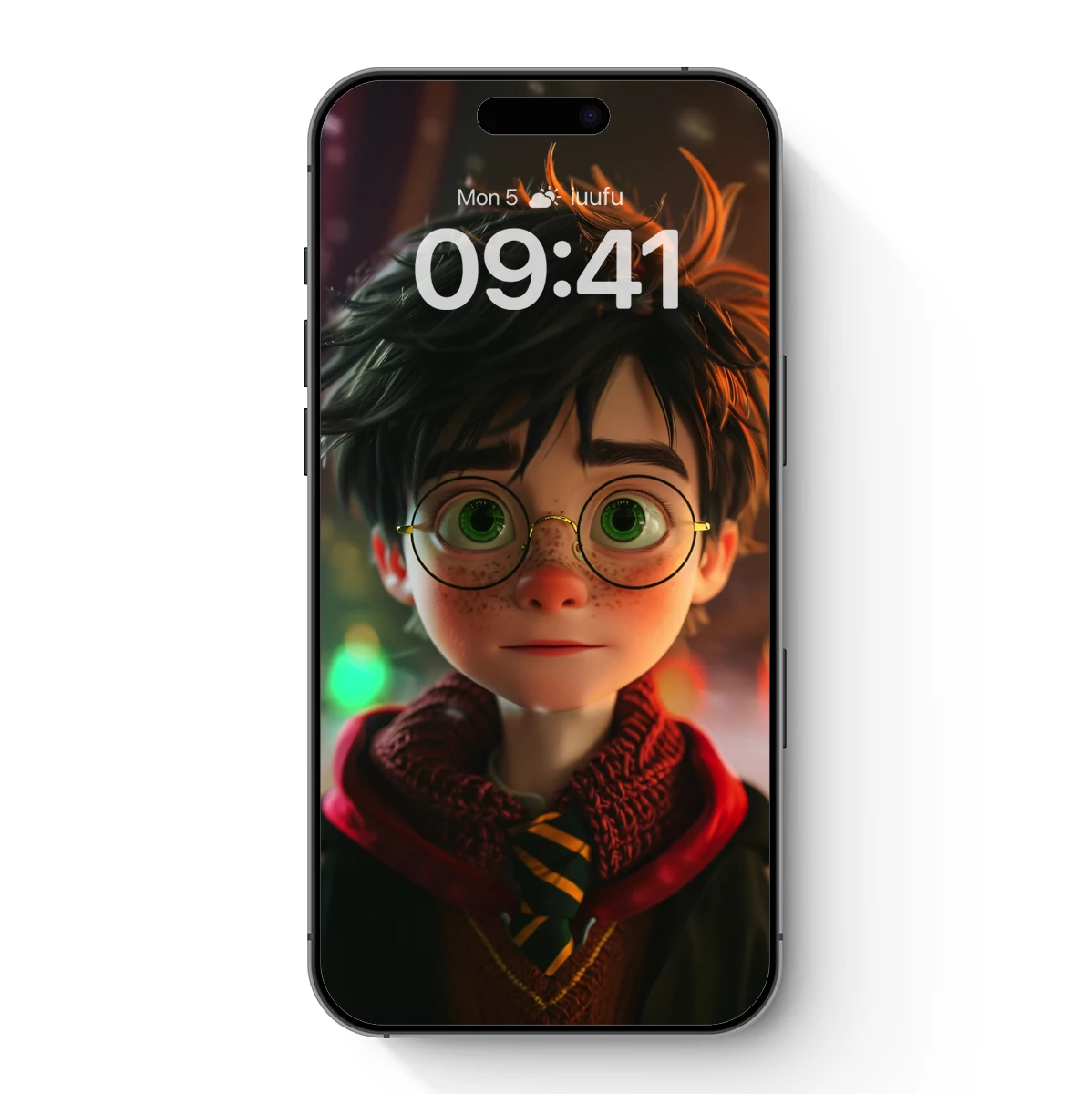 Enchanted Wizard in Vibrant Robes: A Magical Cartoon Portrait