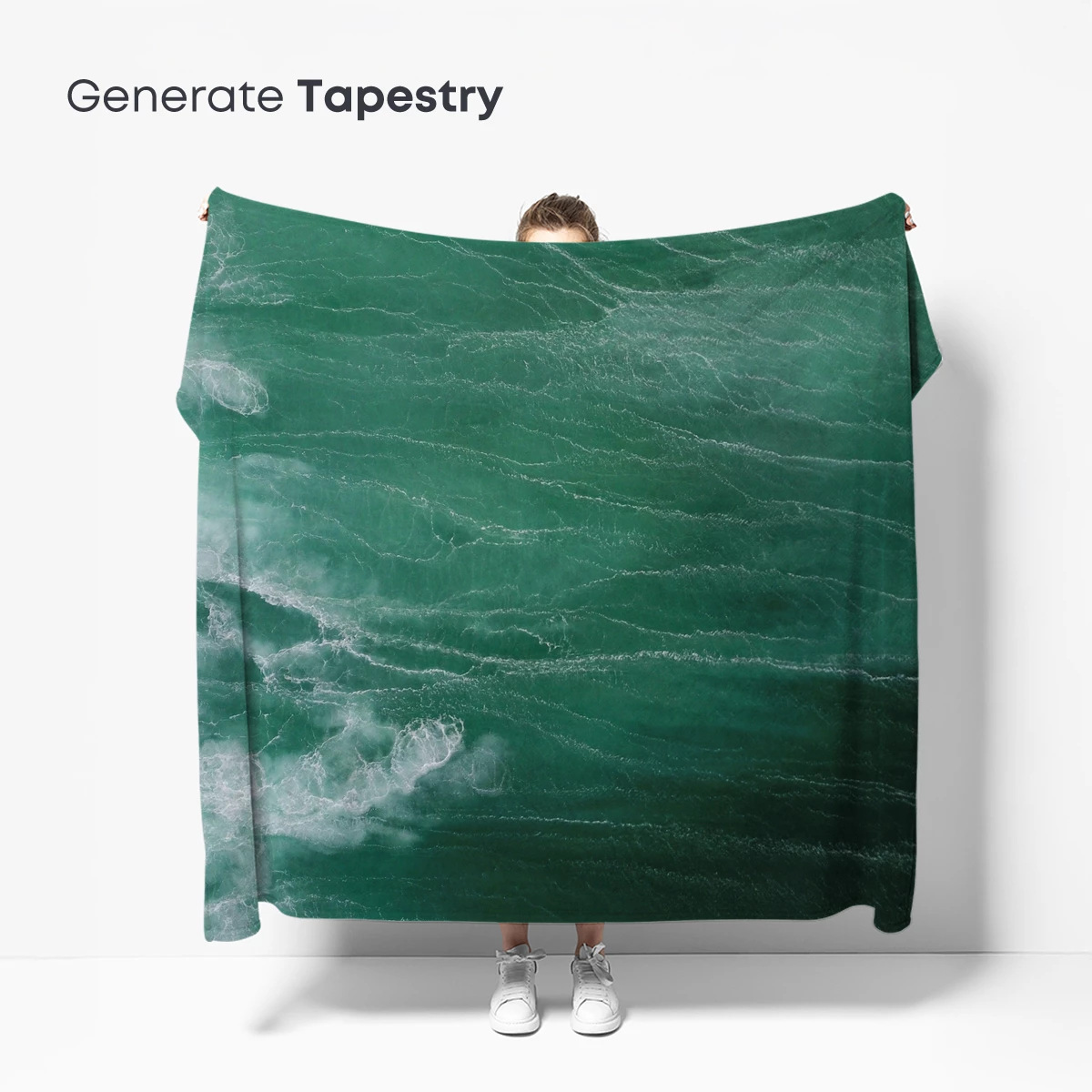 Aqua Serenity: Ocean's Whispering Waves - Image 5