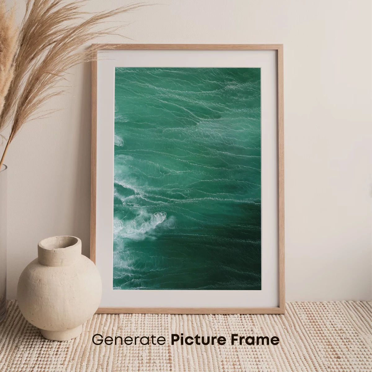 Aqua Serenity: Ocean's Whispering Waves - Image 7