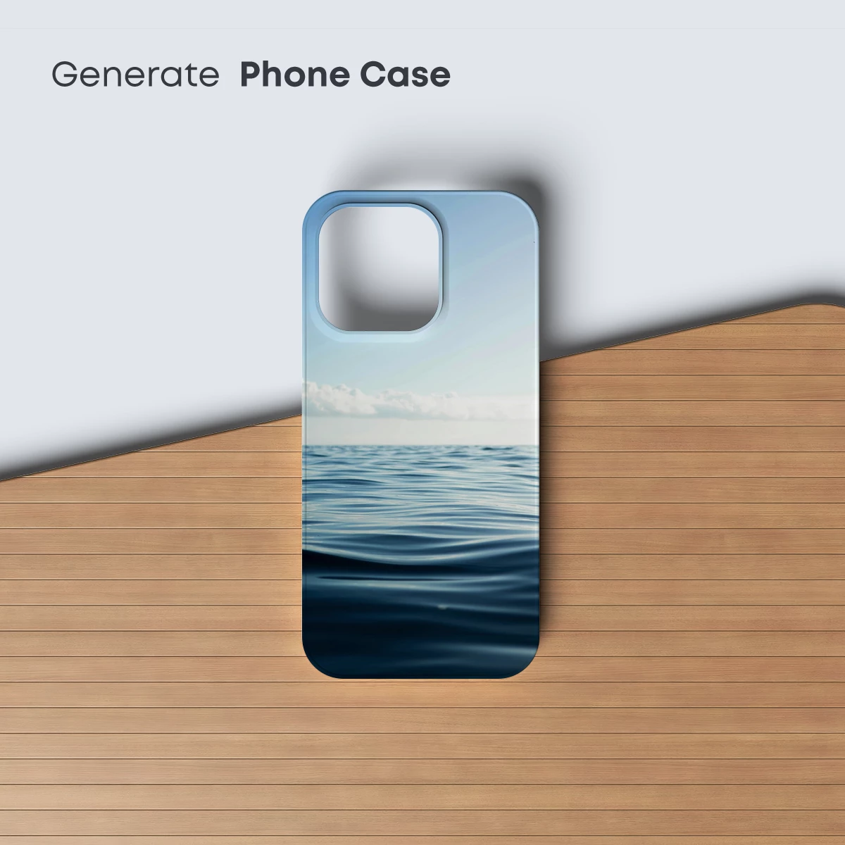 Calm Horizon: Serene Ocean Waves Under Soft Sky - Image 3