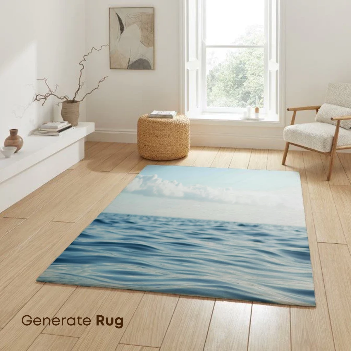 Calm Horizon: Serene Ocean Waves Under Soft Sky - Image 6