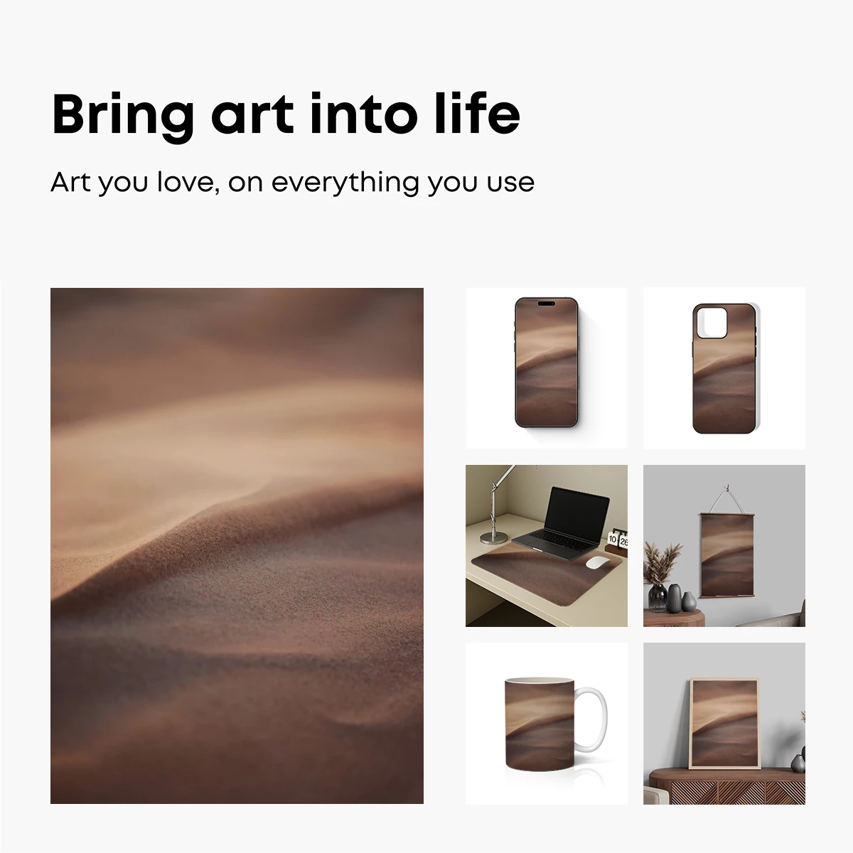 Desert Dunes at Dawn: Soft Sands and Warm Hues - Image 2