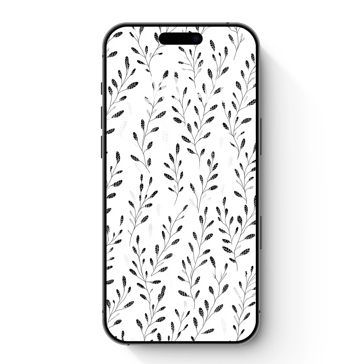 Elegant Black Vine Whispers