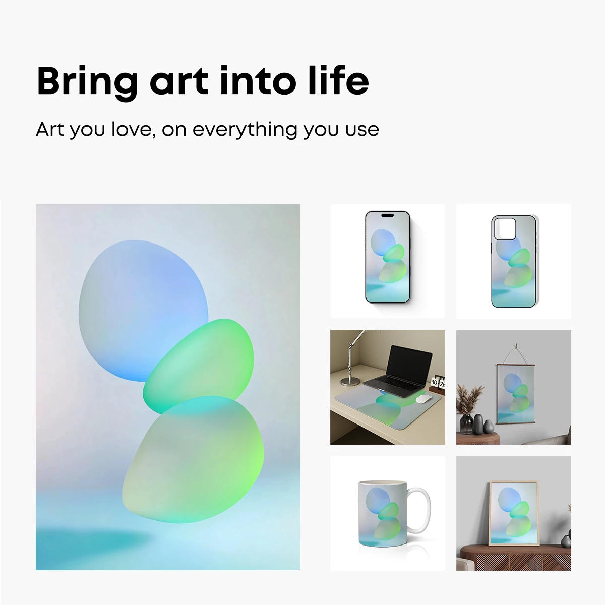 Ethereal Spheres: Gradient Harmony in Suspended Balance - Image 2