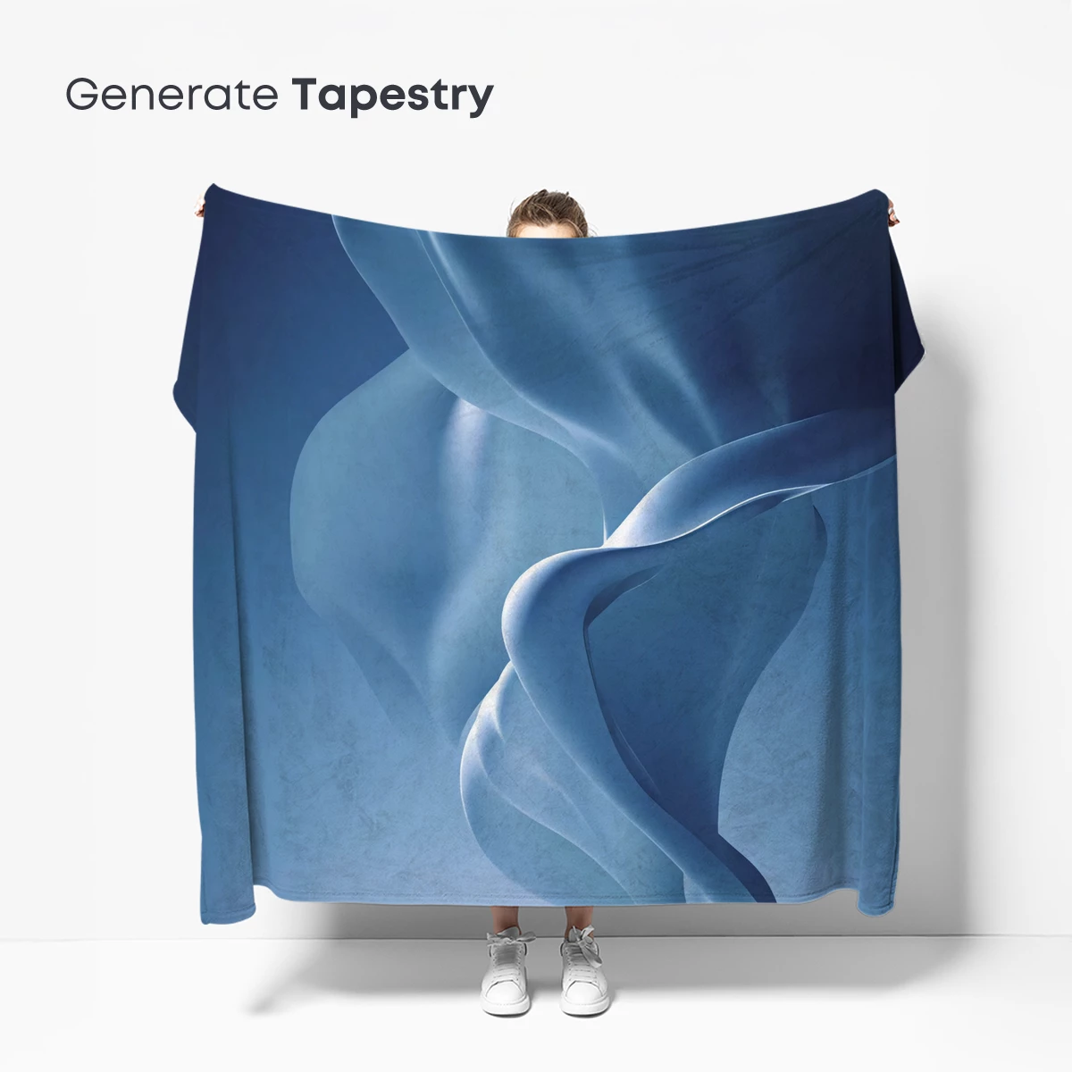 Ethereal Blue Waves: A Sculptural Odyssey - Image 5