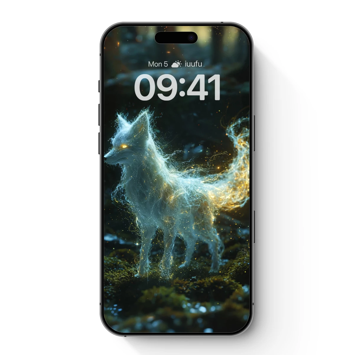 Luminous Spirit Fox in Enchanted Forest