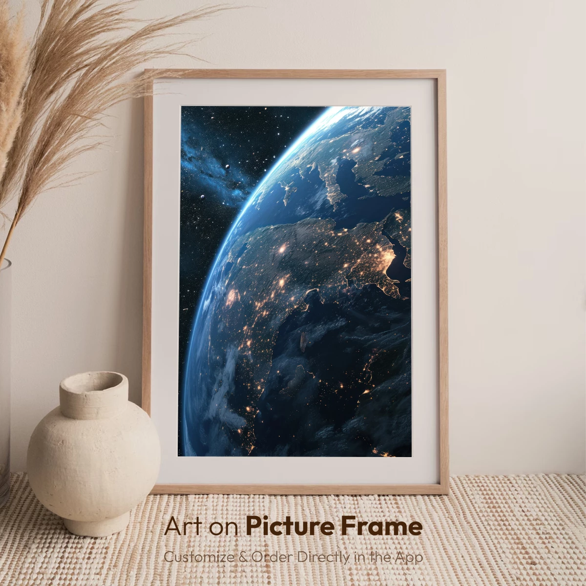 Earth's Night Symphony: Illuminated Continents - Image 7