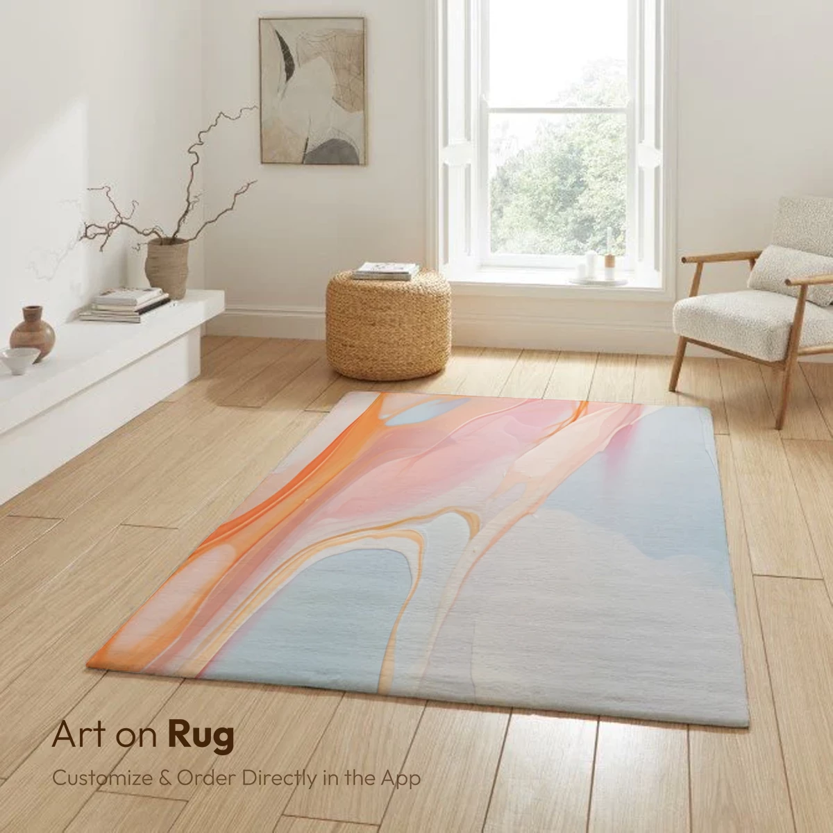 Fluid Dawn: Abstract Fusion of Pastel Hues - Image 6