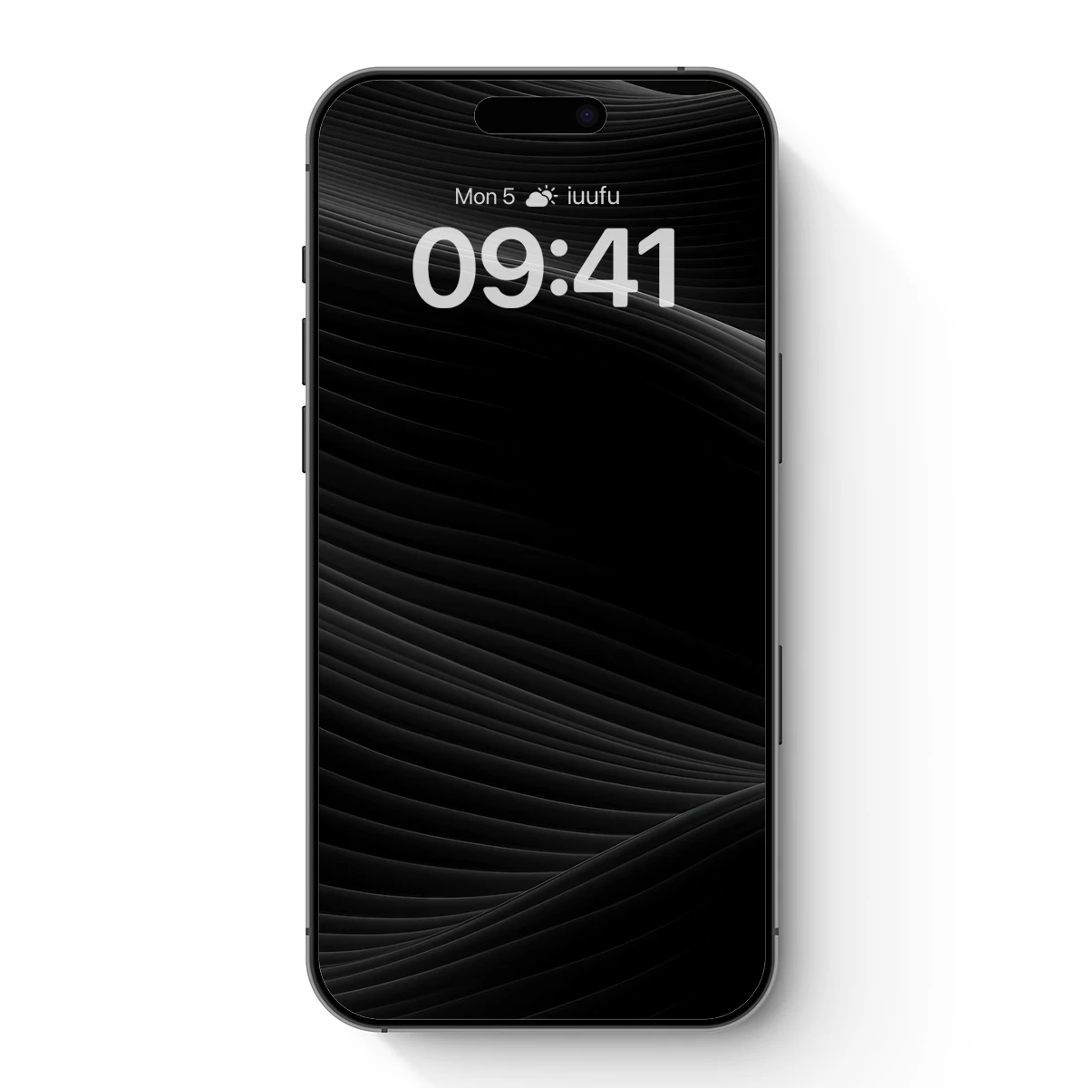 Elegant Dark Waves: A Study in Shadow and Form